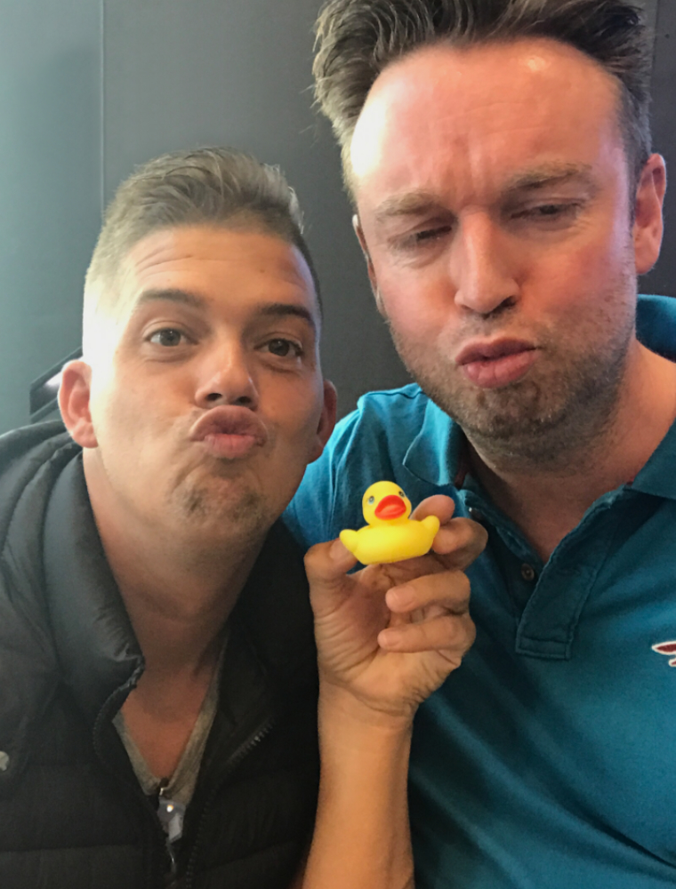 Duck face Jay and Marc