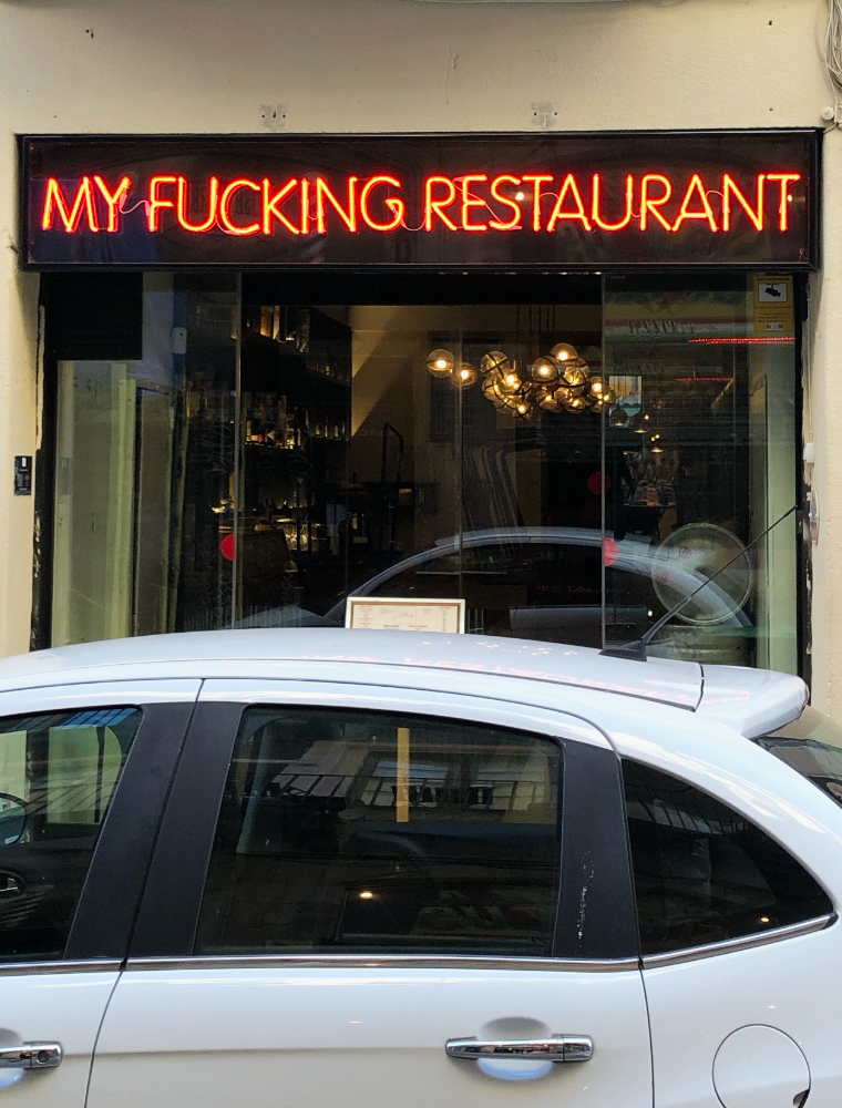 my F*ing restaurant